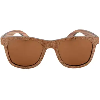 BerWer Kork Træ-Solbriller Mænd Kvinder Luksus Variation Retro Briller Polariserede Solbriller Cork Sol Briller
