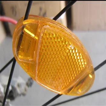 Bike Cykel Talte Reflektor Sikkerhed Advarsel Lys Sikkerhed Fælgen Reflekterende Lampe Mount Vintage Klip Rør Reflektor