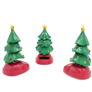 Bil, Boligindretning Soldrevne Swinging Christmas Dancing Træ Animerede Børn Toy Gave Auto Ornament
