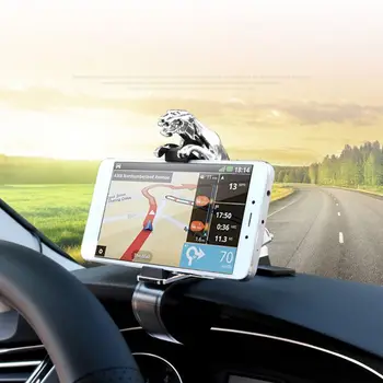 Bil Dashboard Mount Klip telefonholder Leopard Form Justerbar GPS Stå Beslag NY