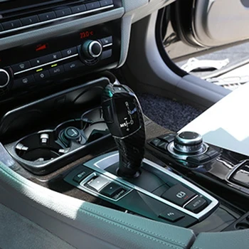 Bil Gear Shift Knappen Dække for -BMW F20 F30 F31 F34 X5 F15 X6 F16-Carbon-Fiber Gear Shift Hoved Bold Kraver Håndtere Sagen