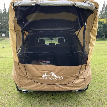 Bil, Lastbil Telt Parasol Regntæt Med Støtte Stang Anti-UV-Telt Side Markise MPV SUV Bil Telt Til Offentlig Selv kører Tour