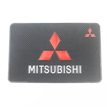 Bil Logo Anti Slip Mat telefonholder, der er Non-Slip Mat non-slip Pad Til Mitsubishi asx outlander xl 3 lancer pajero 4 200