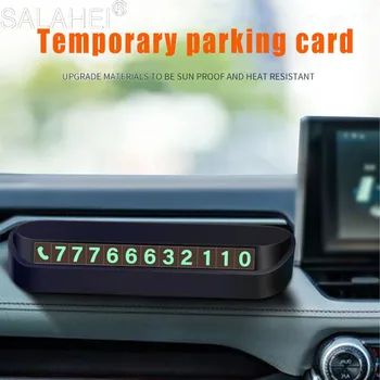 Bil Midlertidig Parkering Card Telefonnummer Kort For Geely Vision SC7 MK CK Tværs Gleagle SC7 Englon SC3 SC5 SC6 SC7-Stil