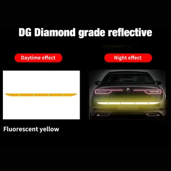 Bil Mærkat Reflekterende Advarsel Sikkerhed Tape diamant reflekterende klistermærker, advarsel reflekterende