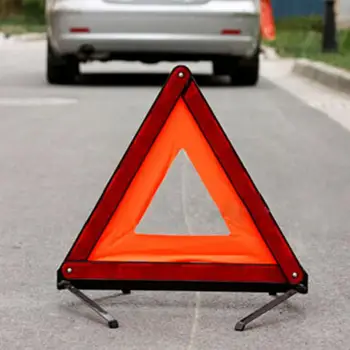 Bil Nødsituation Opdeling Advarsel Trekant Rød Refleks-Sikkerhed I Fare Bil Stativ Foldet Stop-Skilt Reflektor