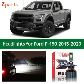 Bil Pærer Til Ford F-150 F150 - 2020 LED-Lygten, Lygten Lav Høj Stråle Canbus Auto Lys 12 V Belysning Tilbehør