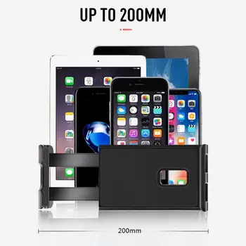 Bil Telefonholder Tablet Universal Tablet, Mobiltelefon Stå Autostol Tilbage Til IPad Beslag IPhone, Samsung, Huawei Xiaomi Beslag