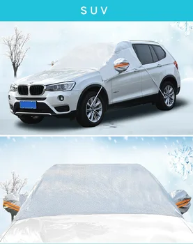 Bil forrude bil tøj halvdelen dække vinter fortykkelse sne, frost forebyggelse forruden cove varme bevarelse