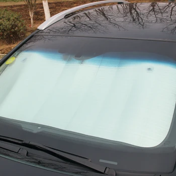 Bil solsejl UV-Beskyttelse Gardin Bil Parasol Film Forruden Visir Foran Forruden Parasol Dække Foran Vinduet Parasol