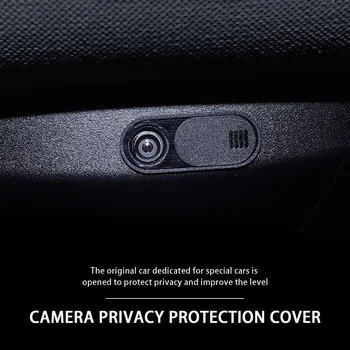 Black Sikkerhed Små Tilbehør Skjold Beskyttelse Af Privatlivets Fred Holdbare Værktøjer Tynd Webcam Dække Bil Kamera Til Tesla Model 3