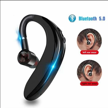 Bluetooth-5.0 Trådløse Hovedtelefon Stereo Håndfri Opkald Virksomhed Headset Med Mic Øretelefoner Hængende Øre håndfri Opkald