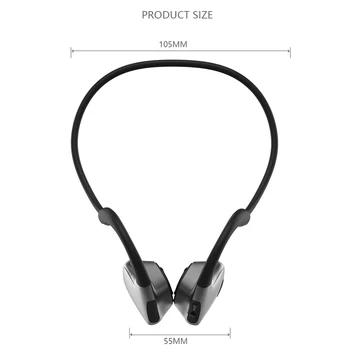 Bluetooth5.0 Bone Conduction Bluetooth Headset Ergonomisk Design Trådløse Hovedtelefoner Hovedtelefonerne Kører Cykling Kørsel Kontor
