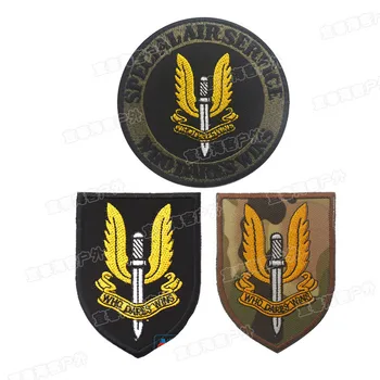 Britiske Hær SAS (Special Air Service BRITISKE Styrker Broderi Patches Badges Emblem 6*8,5 cm Tilbehør Krog og Løkke Taktisk