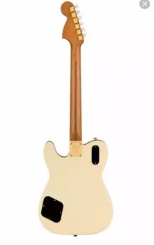 Brugerdefineret Elektrisk Guitar Mahogni organ, Maple hals Rosewood Gribebræt Blok Indlæg Guld Hardware Creme Nitro Gloss Finish