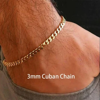 Brugerdefineret Navn Armbånd Cubanske Kæde i Rustfrit Stål Armbånd Ikke falmer, Armbånd Til Kvinder, Mænd Armbånd Personlige Smykker 2021