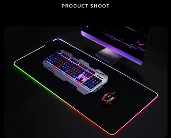 Brugerdefineret RGB Gamer Musemåtte RGB Musen Pad Gaming Skrivebord Mat DIY-Spil Stort Gaming Musemåtte LED Bærbar Gummi Pad, Non-slip for CSGO