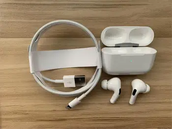 Brugt Apple Airpods Pro Wireless Bluetooth Hovedtelefon Luft Bælg Pro-Aktiv støjreduktion med Opladning Tilfælde, Hurtig Opladning