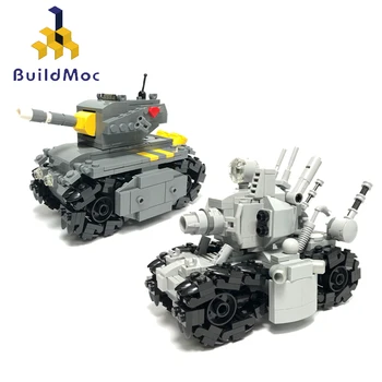 Buildmoc Nye Action Figur Metal Slug SUPER Militære Tank 24110 Super Køretøj 001 Samlet model Blokke Legetøj Grå Figur Gave