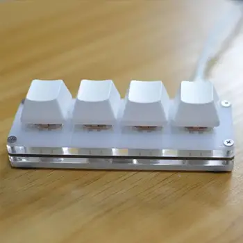 Bærbar Og Holdbar 4-Nøgle USB-Mini-Mekanisk Tastatur DIY Brugerdefineret Genvej til Makro Programmerbare Tastatur Brugerdefinerede Tastatur