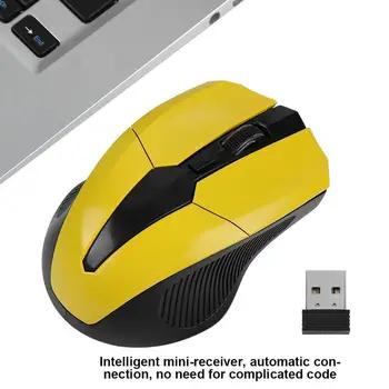 Bærbare 319 2.4 Ghz Trådløs Mus Justerbar 1200DPI Optical Gaming Mouse Wireless Home Office Spil Mus til PC-Computer-Bærbar computer