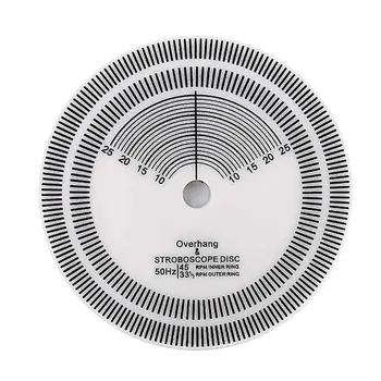 Bærbare Måle Vinkelmåler Pladespiller Phono Omdrejningstæller Kalibrering Afstand Hjem Universal Akryl Disc Stabilisator LP Vinyl