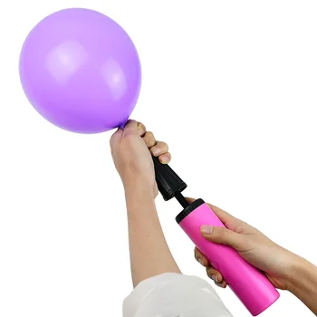 Bærbare Plast Ballon Pumpe Latex Folie Balloner Inflator Af Balloner, Tilbehør Hånd Skubbe Pumper Til Bryllup Fødselsdag