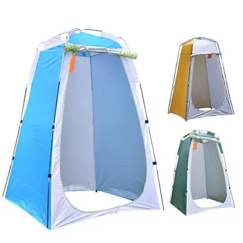 Bærbare Pop Up Privatliv Telt Camping Brusebad Telt UV-bevis omklædningsrum til Udendørs Vandreture Rejse med opbevaringspose