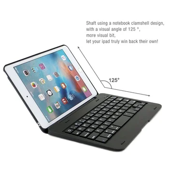 Bærbare Slanke Trådløse Bluetooth Keyboard For Apple iPad Mini 1 Mini 2 Mini 3 Folio Smart Sag, Stå, Dække Shell