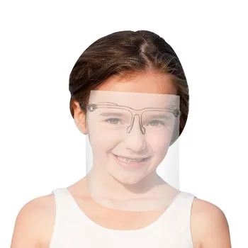 Børn Anti-Fog Ansigt Guard Anti-Spyt Sikkerhed Beskyttelse Maske Barn Hoved-monteret Ansigt Shield skærmbeskytter Facial Transparente