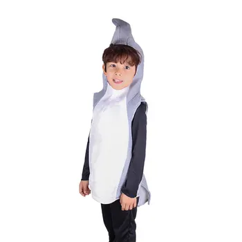 Børne Tegneserie Dyr, Fisk Dolphin Kostumer Dreng Pige Party Rolle Spil Dress Up Passer Til Halloween Cosplay Kostume Barn Buksedragt Outfit
