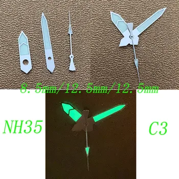 C3 Japansk lysende se tilbehør pointer grønne tre hænder SKX dykning ændring egnet til NH35/NH36 bevægelse