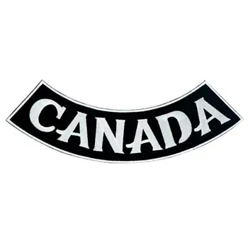 CANADA NOMADER Rocker Patch Broderet Stryg-på-Opbakning Applique Sy-Label Tøj Tøj Tilbehør Badge