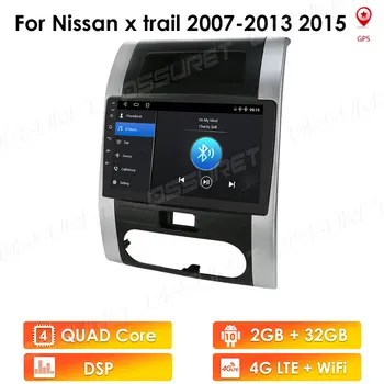 Car Radio 4G LTE 2+32GB Android 10 Til Nissan X-Trail 2 T31 XTrail 2007-Bil Radio Mms Video-Afspiller