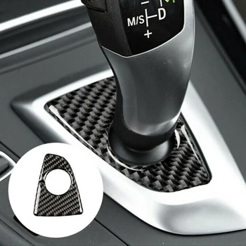 Carbon Fiber Gear Shift Panel Base Dække Trim Gearkasse Base Indretning Til BMW 3-4 Serie 3GT F30 F31 F32 F34 13-18 Til Venstre Kørsel