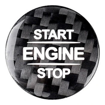 Carbon Fiber Motor Start Knap Sticker Til Benz W177 Glb X247 W247 Gle W167 Gls X167 W464 Cla Amg C118