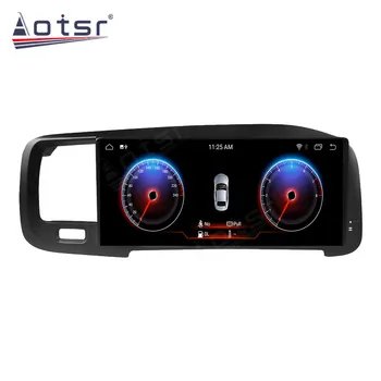 Carplay For Volvo S60, V60 Radio Audio 2011 - 2017 Android GPS Mms-Touch Screen Navigation Video-Afspiller, Stereo Head Unit
