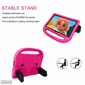 Cartoon Kids EVA Sagen For Huawei MediaPad M5 Lite 8.0 T3 9.6 T5 10 10.1 Tablet, Cover til MATEPAD T8 8.0 Kobe2-L09/W09 T10 T10S