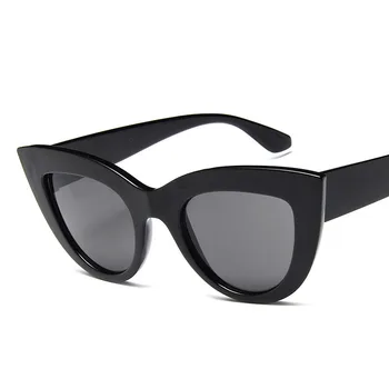 Cat Eye Solbriller Kvinder Vintage Luksus Brand Designer Sorte Briller solbriller Til Kvinder UV400-Brillerne Nuancer