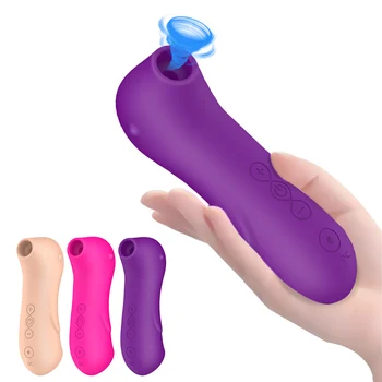 Clit Sucker Vibrator Sex Mundtlig Slikning Brystvorte Suger Blowjobs Tungen Vibrerende Klitoris, Vagina Stimulator Sex Legetøj til Kvinder