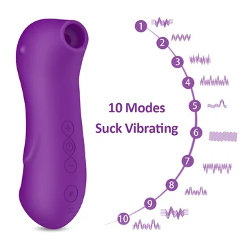 Clit Sucker Vibrator Sex Mundtlig Slikning Brystvorte Suger Blowjobs Tungen Vibrerende Klitoris, Vagina Stimulator Sex Legetøj til Kvinder