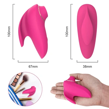 Clit Sucker Vibrator til Kvinder Vibrerende Brystvorte Suger Blowjobs Klitoris Stimulator Etotic Masturbator sexlegetøj til Voksne 18