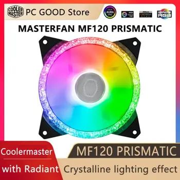 CoolerMaster MASTERFAN MF120 PRISMATISK med Strålende Krystallinsk belysning effekt ventilator 120mm ARGB for Computerens kabinet køling