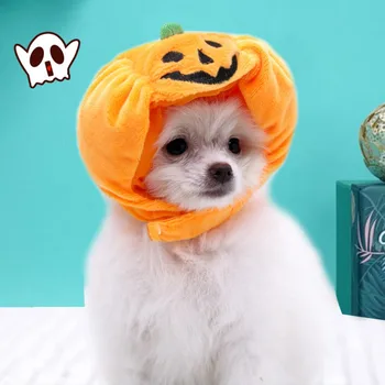 Cute Pet Halloween Dress Up Græskar Hat Billige Pet Tilbehør Caps For Hunde Hatte Kæledyr Sjove Kostume Til Cosplay Hund Hat
