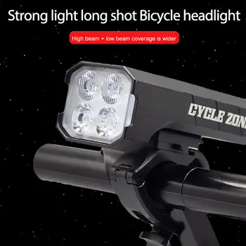 Cykel Lys Forlygte Cykel Lampe Med Power Bank Genopladelige LED-18650 Batteri MTB Cykel Lys Lommelygte, Cykel Tilbehør