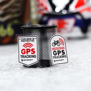 Cykel Sikkerhed Reflekterende Mærkat GPS Tracking Beskyttet Motorcykel Anti-tyveri Decals Vandtæt Bil Klistermærker Styling,7X4CM