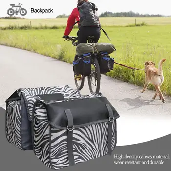 Cykelholder Bag Bageste Rack Kuffert, Cykel Bagage På Bagsædet Cykeltasker Reflectivs Cykling Opbevaring To Bag Sædet Posen-Cykelparkering
