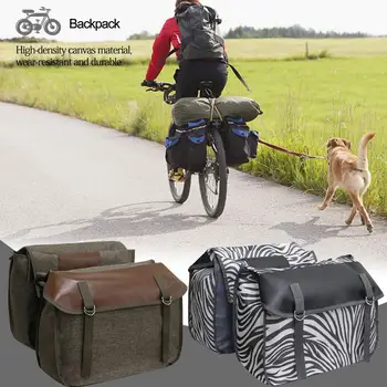 Cykelholder Bag Bageste Rack Kuffert, Cykel Bagage På Bagsædet Cykeltasker Reflectivs Cykling Opbevaring To Bag Sædet Posen-Cykelparkering