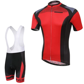 Cykling gel pad cykling tøj mountain bike cykling tøj sommeren nye røde cykel tøj der passer