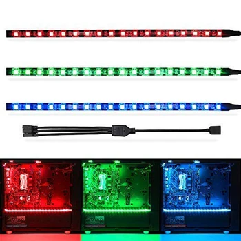 DC12V RGB 4pin LED Overskrifter LED Strip Light ADD_Header 5050 SMD PC Tilfældet Indretning,RGB Bundkort Kontrolpanelet Skift Farver